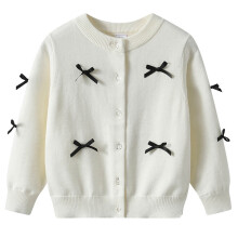 Girls Cardigan Long Sleeve Button-Front Knit Sweater with
