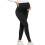 Maternity Lounge Pants Black Stretchy Comfortable 1