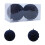 Christmas Balls Flocked 10 cm 2 pcs Blue 1