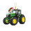 Christmas Tractor Ornament Green Acrylic 2D 1