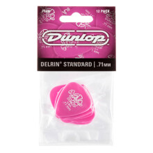 Dunlop 41P71 .71Mm (Medium Pink) Delrin Guitar Picks 12-Pack