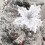 Glitter Poinsettia Christmas Ornaments 2-Pack Silver 6