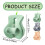 Lumbar Support Cushion with Adjustable Strap and Washable 3