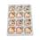 Beige Heart Ornaments Multi-Finish 12 Pieces 1
