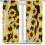 Leopard Print Curtains Brown 52x63 Inch 2 Panels 2