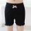 Girls Solid Color Boyshort Underwear with Lace Trim 3