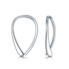 Sterling Silver Hoop Earrings 925 Hypoallergenic Lightweight