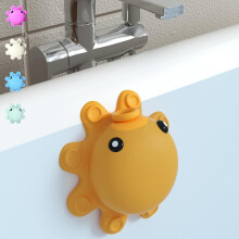 Silicone Bathtub Overflow Drain Cover Blue