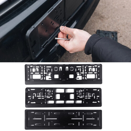 Universal European License Plate Mounting Bracket 2
