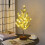 Artificial Christmas Tree with LED Lights Green 21.65 Inch 1