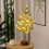 Artificial Christmas Tree with LED Lights Green 21.65 Inch 7