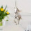 White Horse Ornament Painted Ponies Christmas Tree Decor 4