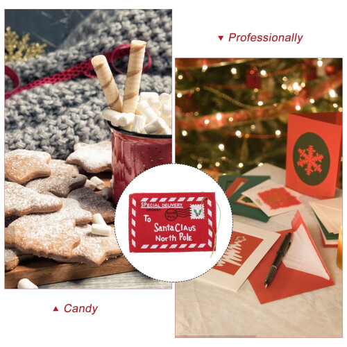 Santa Claus Candy Bag Red Envelope Christmas Storage 10 pcs 1