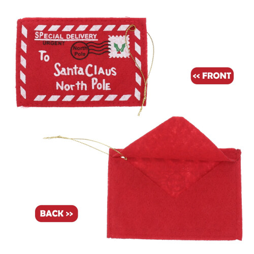 Santa Claus Candy Bag Red Envelope Christmas Storage 10 pcs 2