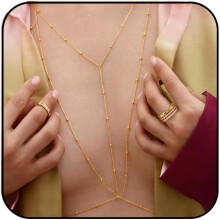 Gold Body Chain for Women Summer Beach Waist Jewelry
