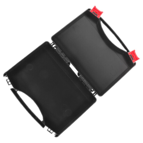 Black Plastic Tool Carrying Case 1 Pack