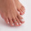 Sterling Silver Open Toe Ring for Women Adjustable 4
