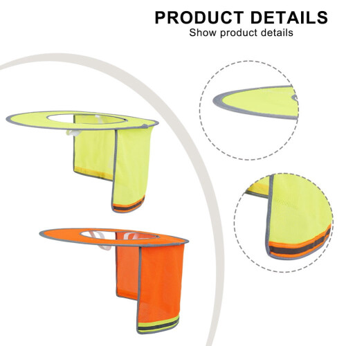 Safety Helmet with Sunshade and Reflective Strips for 2