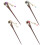 Vintage Hair Stick Coffee Color 1 Set 1