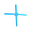 Silicone Heat Insulation Mat Foldable Cross-Shaped 1 Piece 1