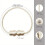 Vintage Style Magnetic Curtain Tie Backs 6 Piece 6
