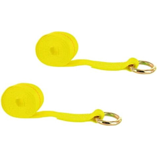 Lasso Strap with O-Ring 2 inch x 10 ft Universal Wheel Tie