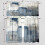 Abstract Blue Grey Tier Curtains 3-Pack for Standard Windows 4