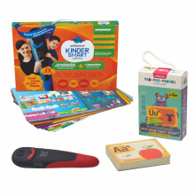 Godiscover Kinder Smart Kit With 18 Interactive Learning Posters And 36 Phonics Flash Cards With Talking Pen | Educational Toys For Children Early Le