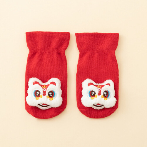 Kids Warm Lined Socks Winter Soft Combed Cotton Elastic 6 2