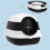 Foldable Cat Litter Tray with Lid, Deodorant, Scoop, Black 5