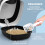 Foldable Cat Litter Tray with Lid, Deodorant, Scoop, Black 7