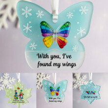 Ocean Memories Glass Pendant Ornament 8 cm