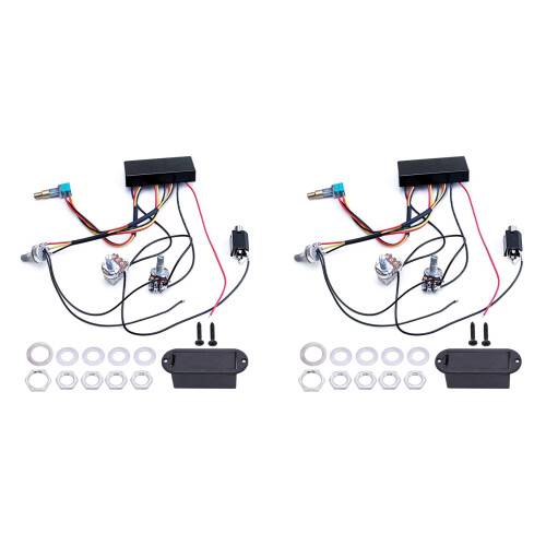 2X EQ-B21T Elgitarr Bas Aktiv Pickup Elgitarr BaslinjeinstrumenttillbehöR