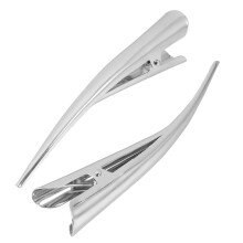 Non-Slip Metal Sectioning Clips Silver 12 Pcs