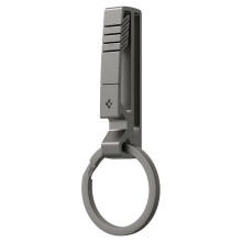 Spigen Life Metal Fit Titanium Belt Loop Key Ring Clip Holder Car Keychain Key Clip For Belt Bottle Opener Key Chain Ring For Men And Women - Gunm