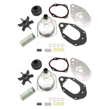 2X Wasserpumpenlaufrad-Reparatursatz 46-812966A12 für Mercury Mariner 4-Takt-AußEnbordmotoren Autoteile Bootsmotorteile