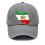 Iran Flag Map Baseball Cap for Men Gray Adjustable 1