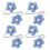 Flower Curtain Tiebacks Metal Rope Holdbacks 4 pcs 1