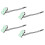 200Pcs Black Sticky Adjustable Wire Ties Cable Clips Clamp Plastic Self Adhesive Cable Ties Fix Holder Clips 3