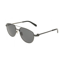 Zonnebril Ferragamo SF345S 56/18/145 Donker ruthenium/grijs Titanium MAN SF345S