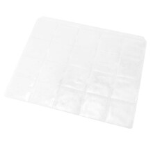 20 PCS 20 Pockets Classic Coin Holders Folder Pages for Storage Album Clear Storage Organizer Bag