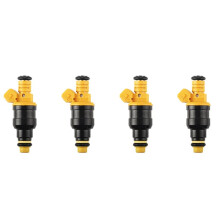 4X Flow Matched 0280150943 Fuel Injectors for 4.6 5.0 5.4 5.8 Mustang F-150 F-250 F-350 E-150 E-250