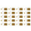 20X 3 String Guitar  String Bridge Bridge Pull String Hard Tail Guitar Bridge Tail 3 String Guitar Replacement Gold 1