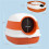 Foldable Cat Litter Tray with Lid, Deodorant, Scoop, Orange 5