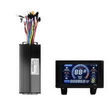 S966 Color Screen Electric Bike Display Meter 35A 36V/48V/52V Sine Wave Controller Kit for Scooter E-Bike Modification