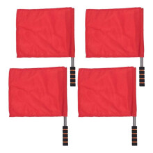 Sportscheidsrechtervlag, 4 Stuks, Atletiekevenementscheidsrechtervlag, Voetbaldoelvlag, Vlagdragervlag, Sponshandgreep
