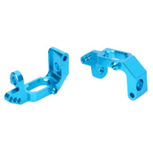 2X Aluminum Alloy Steering Knuckle Hub Carrier Servo Saver Upgrade Parts for RC HSP 1/10 Redcat Volcano EPX