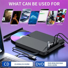 USB 3.0 Type-C Externe DVD RW CD Drive Brander Lezer Speler Externe Optische Drive voor PC Laptop Desktop Computer