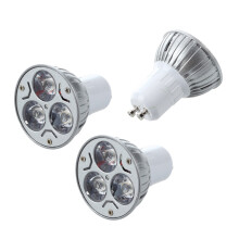 3x Gu10 Lampe Ampoule Bulb A 3 Led Blanc Chaud 3w 5 Watts 12v