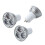 3x Gu10 Lamp Light Bulb Has 3 Led Warm White 3w 5w 12v 1